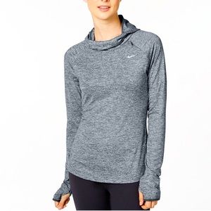 🤙🏼 Nike Dri-Fit Element Running Workout Hooded Sweatshirt Jacket Finger Holes